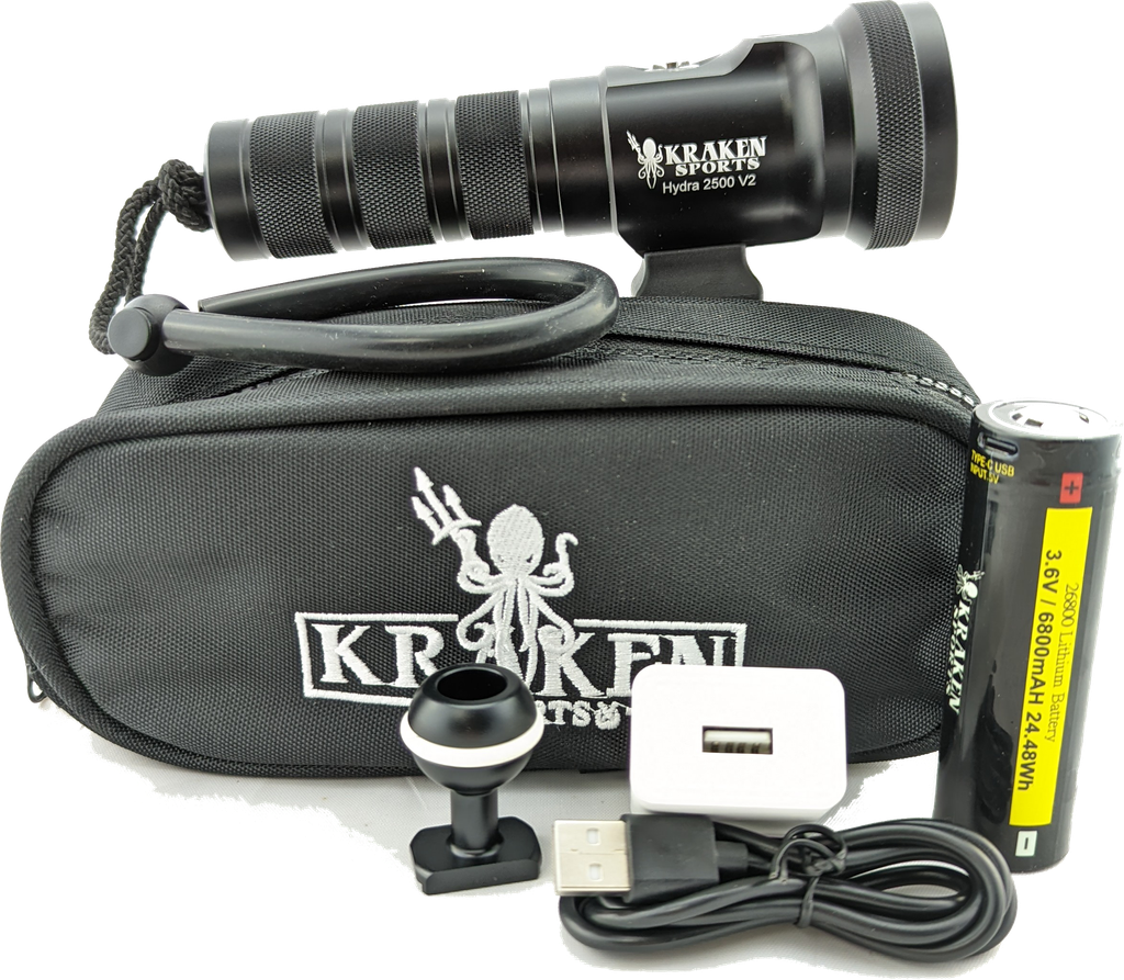 Kraken Dive Light LED Hydra 2500 v2