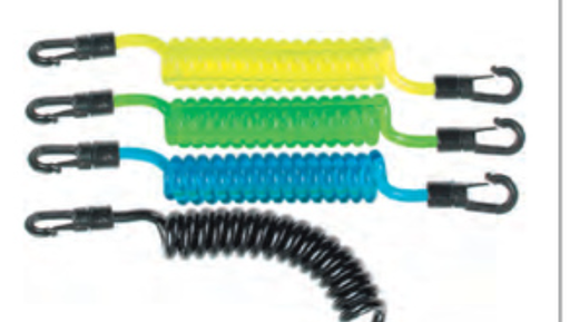 [LR1609] ISC Coil Lanyards T/Green