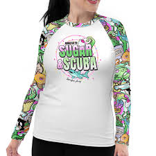 SPACEFISH Candy Octopus Contour Rashguard 